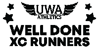 Well Done Running Sticker by UWA Little Athletics Club
