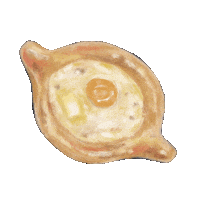 Illustration Breakfast Sticker