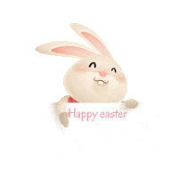 Easter Bunny Sticker by MarCreative