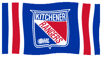 Sticker Waving GIF by Kitchener Rangers Hockey Club