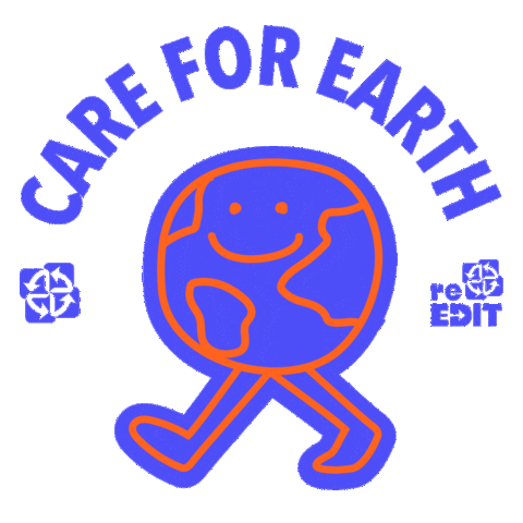 Recycle Smile Sticker by reEDIT