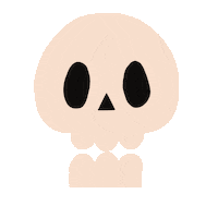 Halloween Skull Sticker