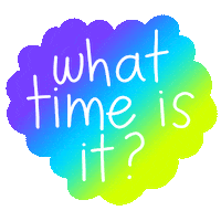 What Time Is It Sticker by megan lockhart