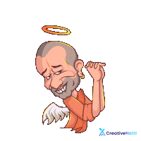 Yogi Adityanath India Sticker by Creative Hatti