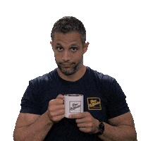 coffee drinking Sticker by Mind Pump Media