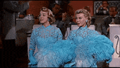 Irving_Berlin friends twins sisters feathers GIF