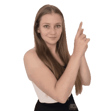 Pointing Fingers Check This Out Sticker