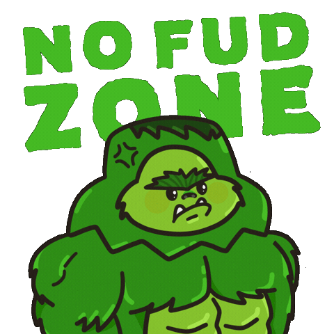 Fud No Sticker by SolSquatch