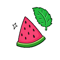 Fruit Watermelon Sticker by FITAID