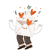 moonchildillustrations love happy heart excited Sticker