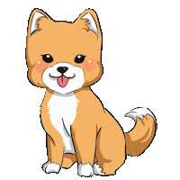 Lunime art animation dog cool Sticker
