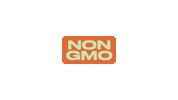 Non Gmo Orange Sticker by Project Acai