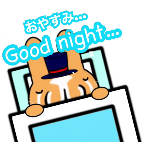 horseface19930912 giphyattribution good night おやすみ GIF
