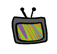 banancore tv television screen monitor Sticker