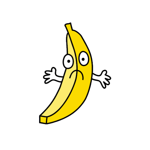 Happy Banana Sticker by OMYMAISON