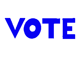 Democratic Party Vote Sticker