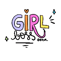 bylua_ girlboss empreendedora empreender bylua Sticker