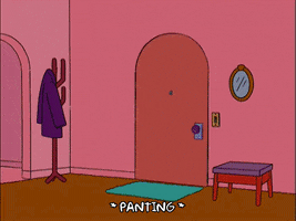 panting marge simpson GIF