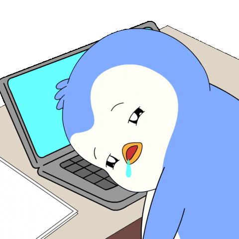 Tired Sleep GIF by Pudgy Penguins