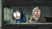 angry rachel and her grandfather GIF by Cartoon Hangover