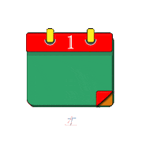 1 December Christmas Sticker