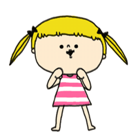 mimolinxx happy heart girl mi-chan Sticker