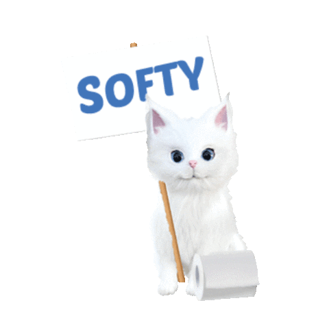 KittenSoftIreland giphyupload cat kitten paper Sticker