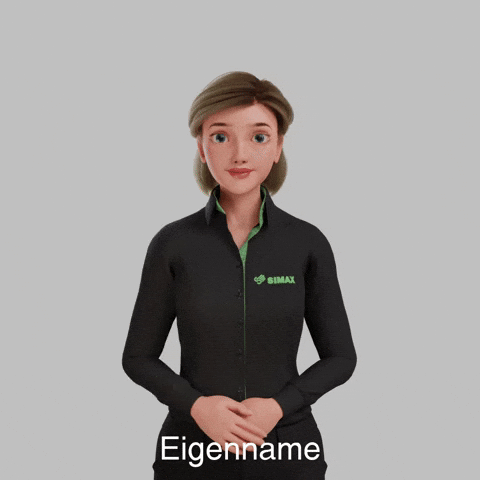 Avatar Gebärdensprache GIF by Sign Time - SiMAX