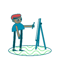 French Artist Sticker by KARDEA!