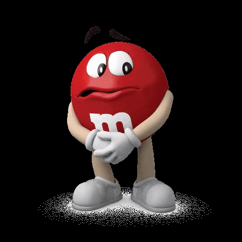 nervous m&ms GIF by M&M's Middle East