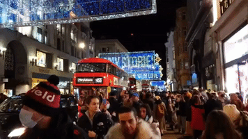 Crowds Throng Oxford Street in London on First Saturday Since Easing of Restrictions