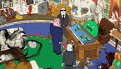 Flipping White House GIF by Adult Swim