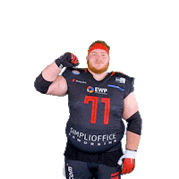 Football Celebrating Sticker by Potsdam Royals