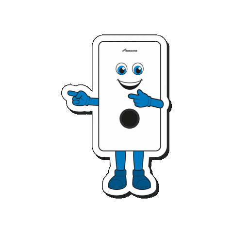 Character Mascot Sticker by Worcester Bosch