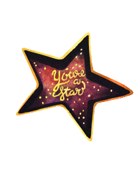 Christmas Star Sticker