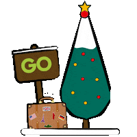 christmas travel Sticker by GO Voyages