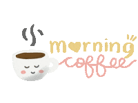 Good Morning Coffee Sticker