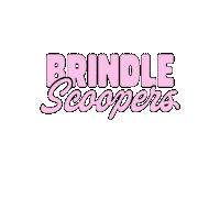 brindlescoopers brindle brindle scoopers pet waste removal scoopers Sticker