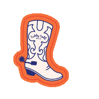 Dallas Boot Sticker by TubbyTodd