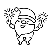 Christmas Neon Sticker