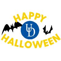 UDAlumni halloween udel udalumni bluehensforever Sticker
