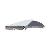 Building Ycp Sticker by York College of Pennsylvania