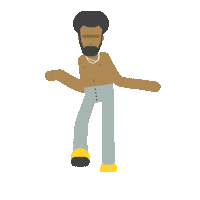 Childish Gambino Dance Sticker by Rob Diaz