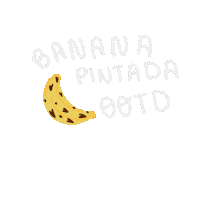 Banana Pintada Sticker by Maira Peralta