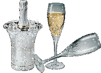 Champagne Sticker