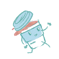 Heart Tea Sticker by INTEGR8