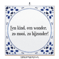 Kind Wonder Sticker by Tegelspreuken.nl