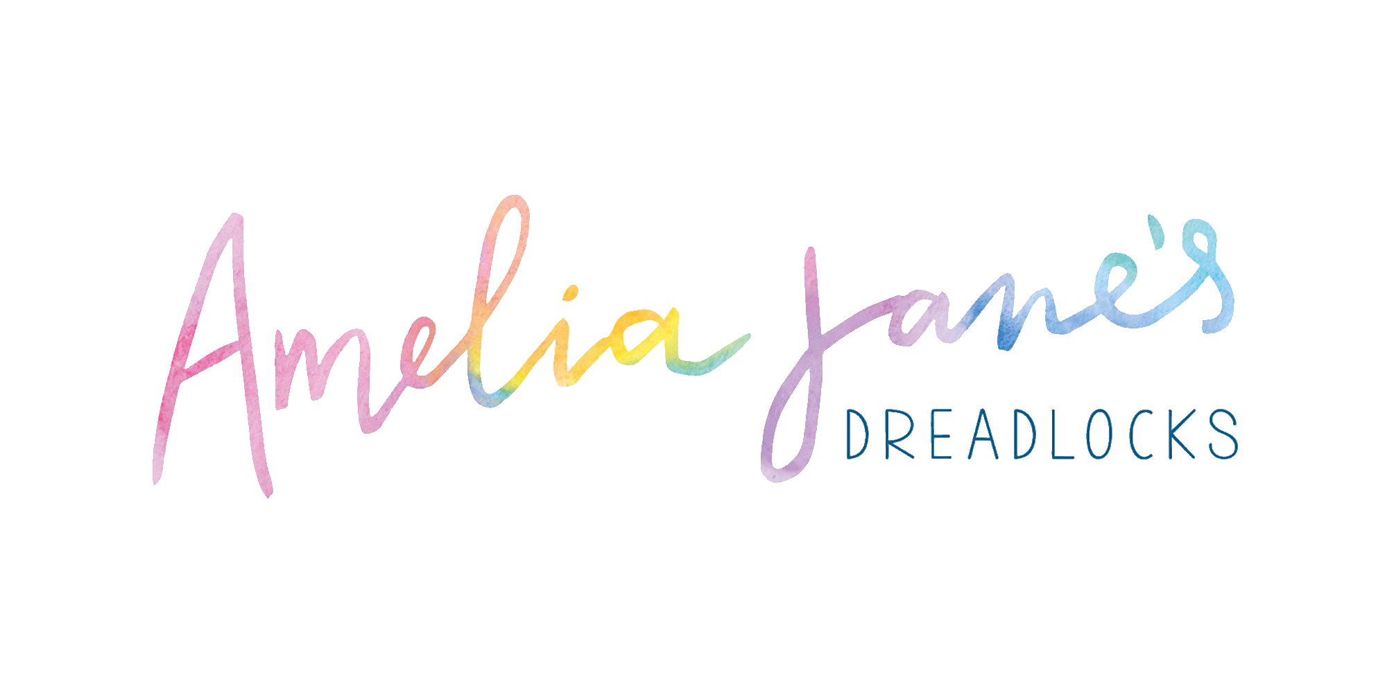 Logo Sticker by Amelia Jane's Dreadlocks