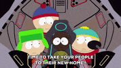 scared eric cartman GIF by South Park 