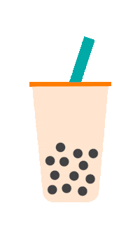 orange boba Sticker by U Mobile